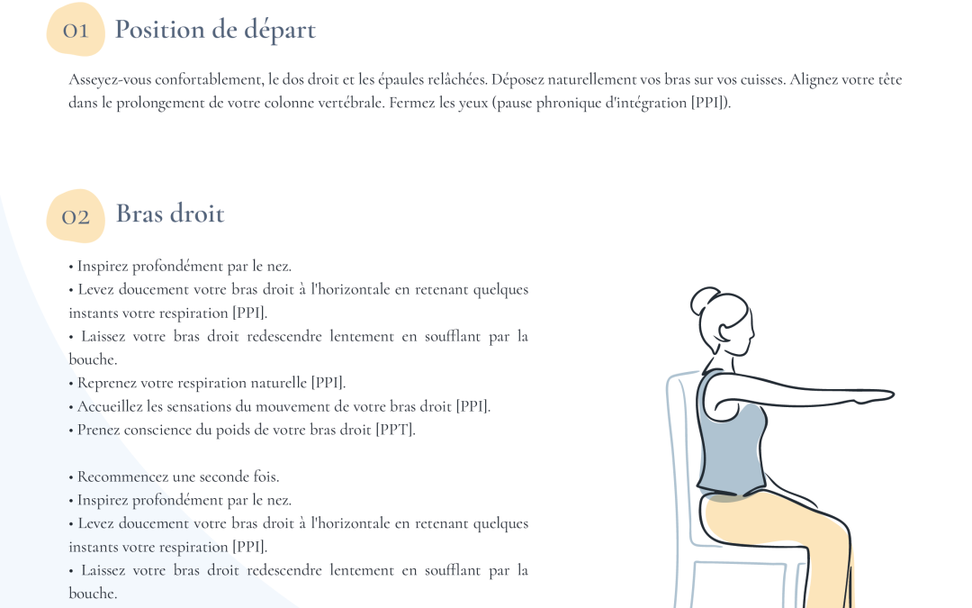 33 – Exercice n°3 des bras – Sentir la solidité des bras – forme & volume