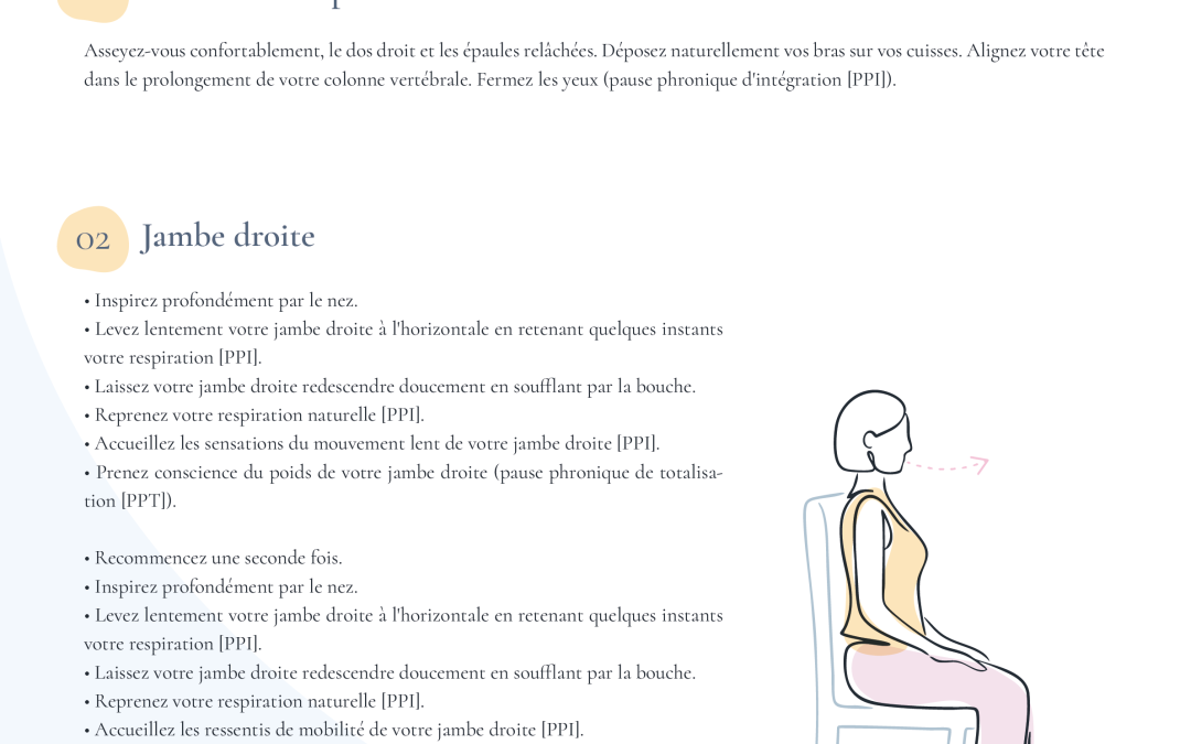 35 – Exercice n°4 des jambes – Stimuler la mobilité des jambes