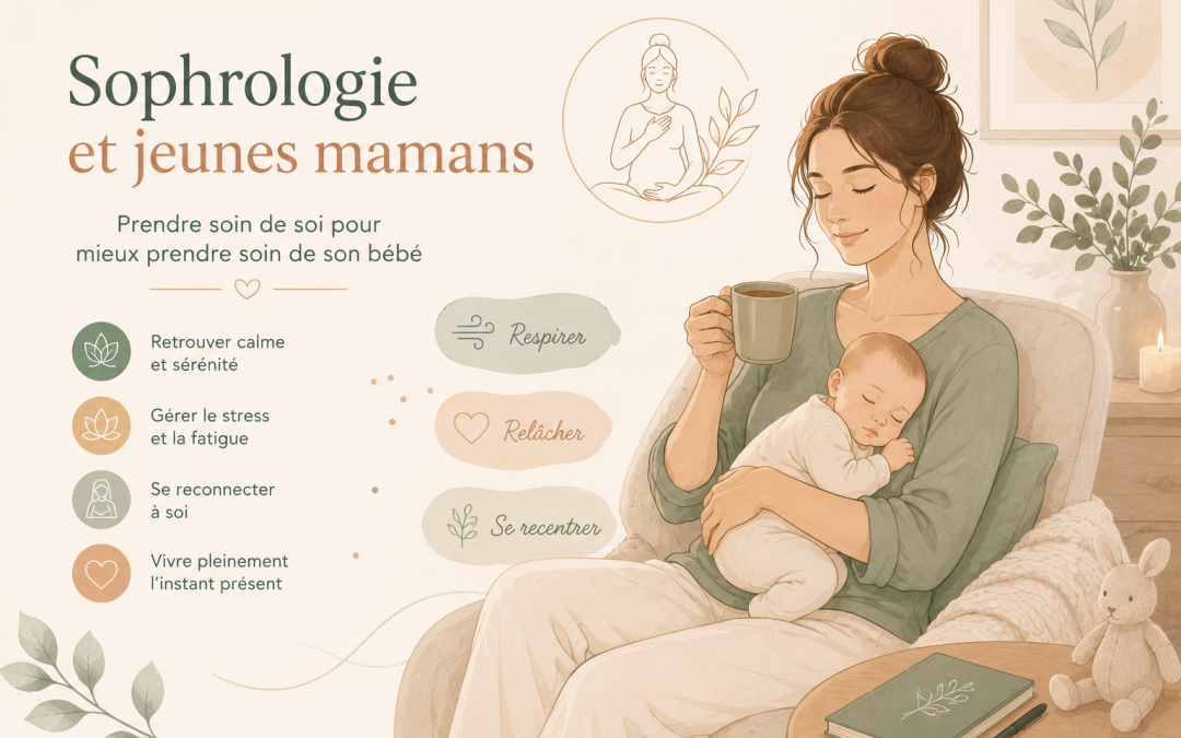 Sophrologie et jeunes mamans : retrouver calme et confiance après la naissance