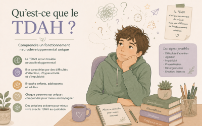 Le TDAH, ou trouble du déficit de l’attention avec ou sans hyperactivité?